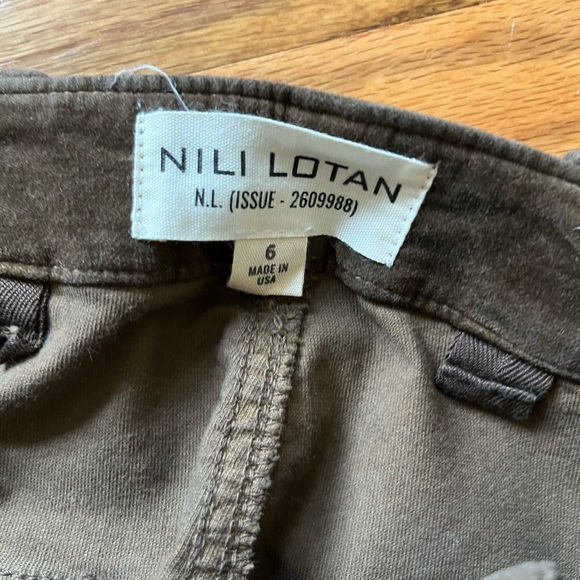 NILI LOTAN Jenna Pant in Coffee Women Size 6 - Picture 7 of 13
